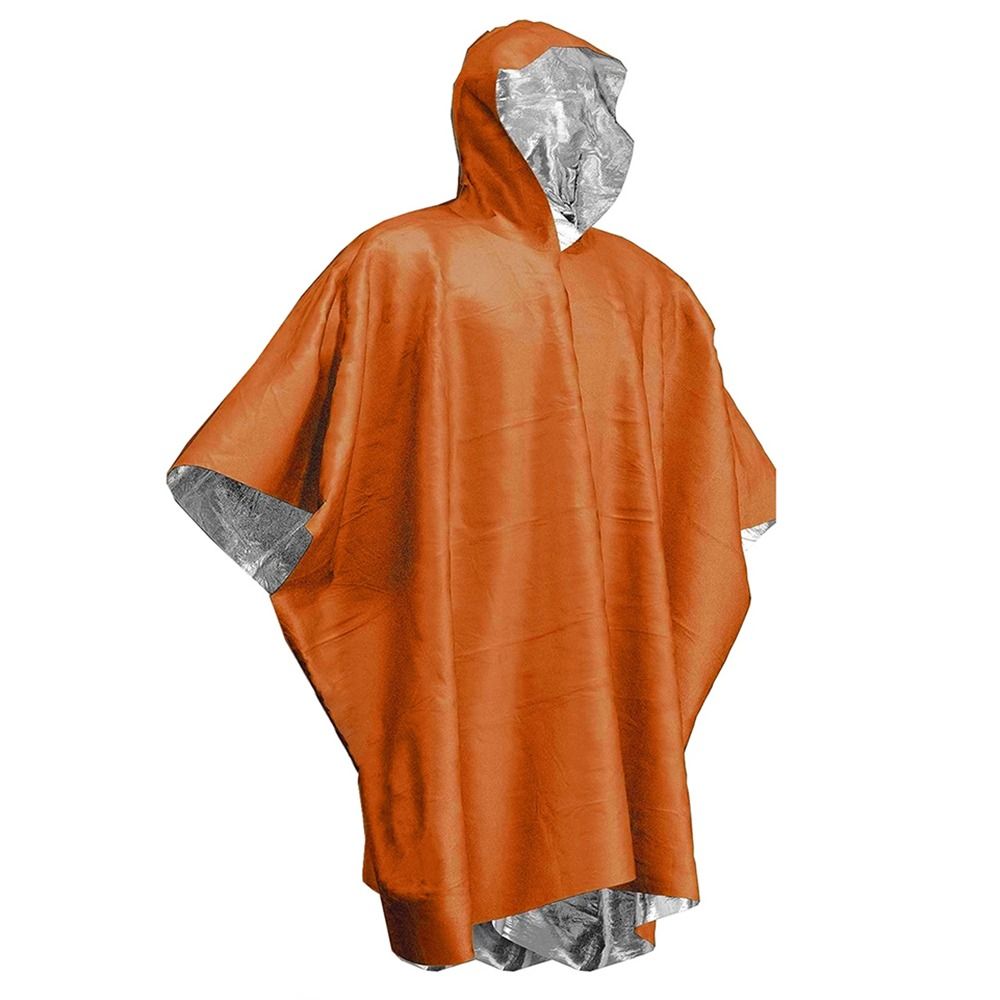 Emergency Poncho Rain - 1 Pieza Poncho Impermeable para Senderismo