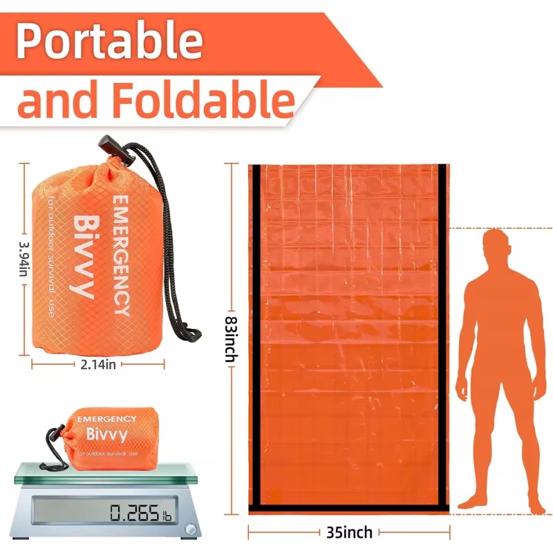 Saco de Dormir de Emergencia,  - Emergency Mylar Tent reseña y precio