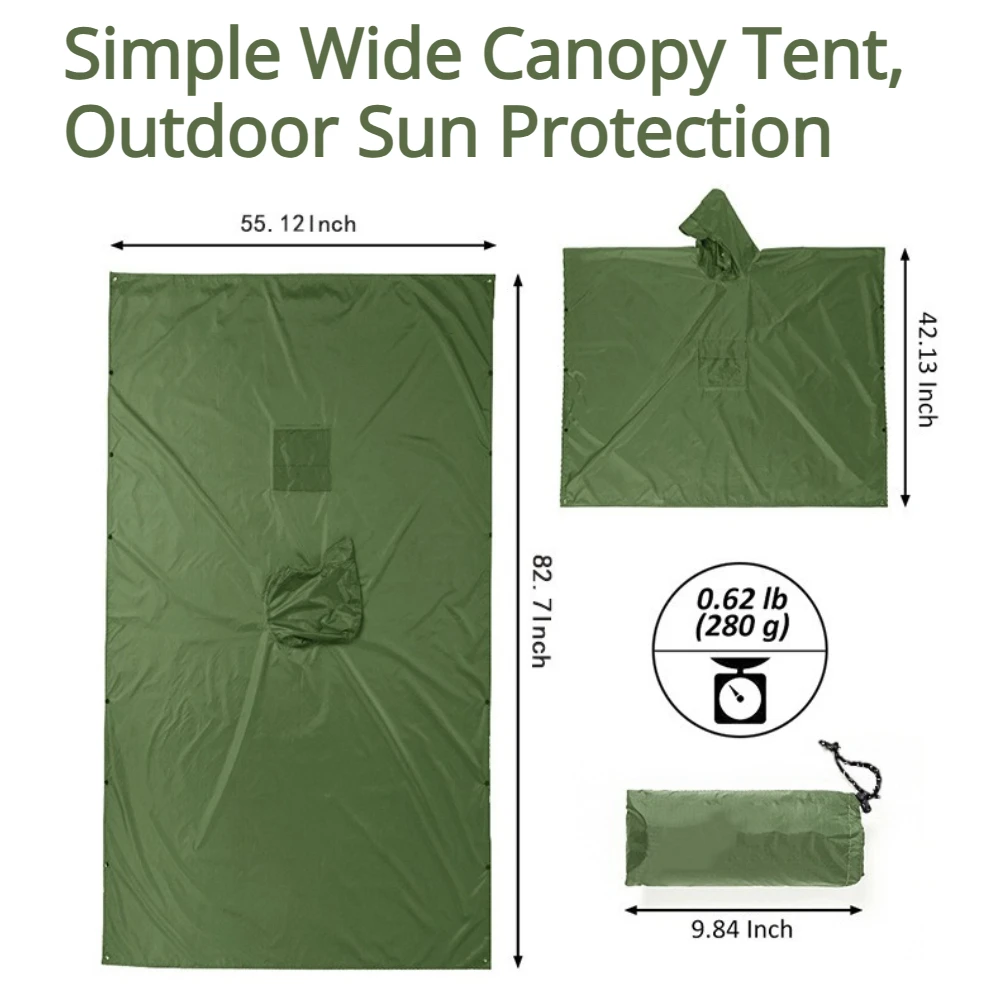 2026 Poncho Impermeable 3 en 1 - Emergency Poncho Rain reseña y precio